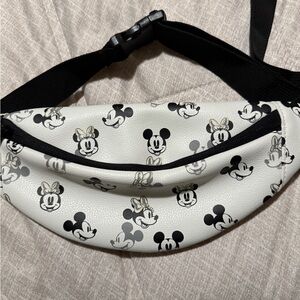 Disney Black and White Mickey Mouse Crossbody Bag
